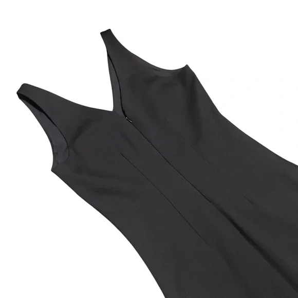White House Black Market Aura‎ Black Sleeveless Sculpting Sheath Dress Size 4 - Picture 4 of 13
